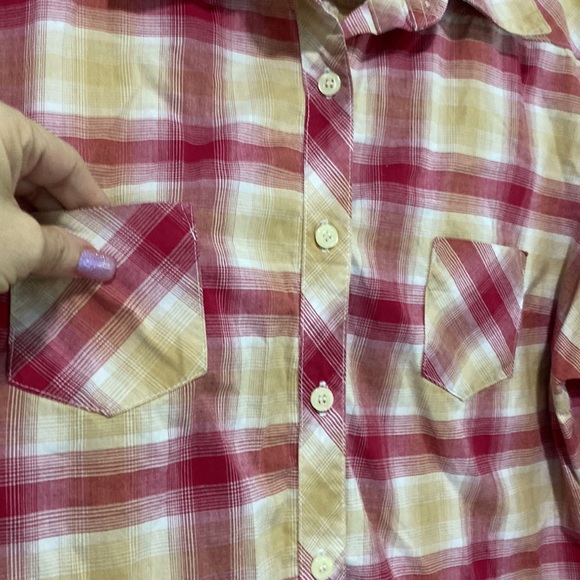 tilt Long Sleeve Plaid Button Up Shirt |Size XL - Picture 7 of 9